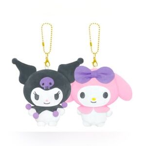 Sanrio Characters Pair Mini Plushie Mascot Strap